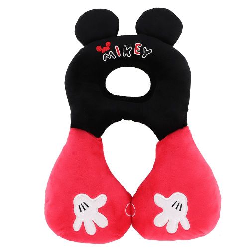 Coussin De Tete Reglable Pour Bebe, Appui-Tete Securise Pour Poussette, Coussin De Soutien Du Cou (Pour Mickey) 