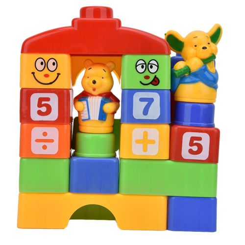 Lot de 28 blocs de construction en plastique pour enfants, puzzle educatif, jeu, cadeau