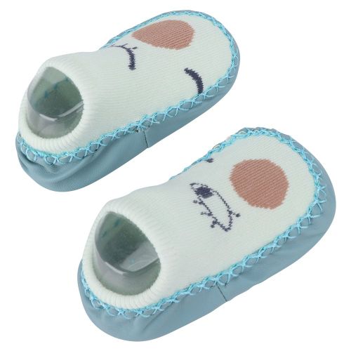 Chaussures D'interieur Antiderapantes En Coton Melange Pour Bebe Et Tout-Petit (Violet Clair, Taille L)