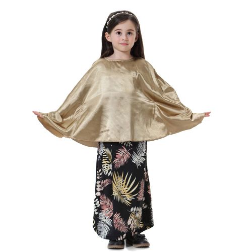 Robe Musulmane Ample Et Confortable A Manches Longues (Beige Clair 90)