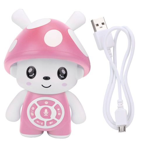 Oduora Rabbit Kids Learning Machine Enfants Racontant des histoires Musique Jouet educatif precoce (rose)