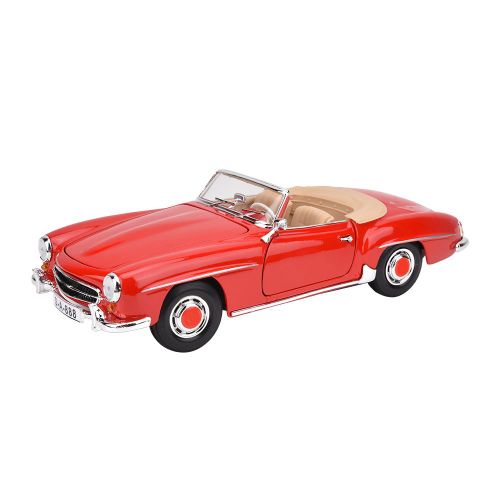 Modele de voiture miniature vintage en alliage pour Mercedes Benz 190SL, jouet, cadeau, collection, decoration