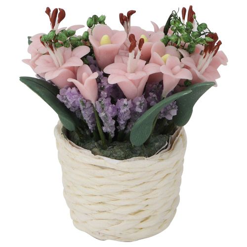 Mini bouquet de fleurs artificielles pour decoration de maison de poupee, 1/12