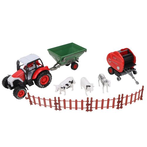 Mini Camion Pour Enfants, Simulation De Moto En Alliage, Modele De Voiture Coulissante Pour Fermier (Animaux Fermiers)