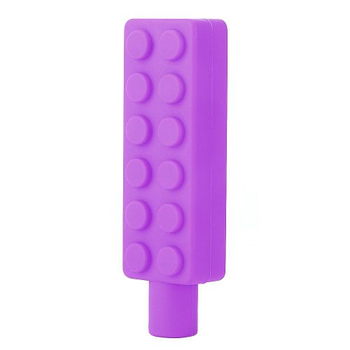 Mini Anneau De Dentition Sensoriel Portable En Silicone, Violet