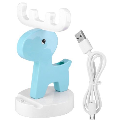 Lampe De Bureau Led Flexible A 3 Niveaux De Luminosite Reglable, Interrupteur Tactile (Blanc)