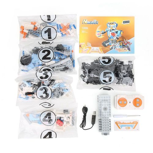 Robot de controle APP, jouet d'assemblage DIY, telecommande 2,4 G, blocs de construction (M4 351 pieces)