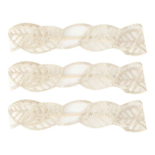 Lot De 3 Bandeaux Brodes En Dentelle Pour Bebe, Style Retro Vintage, Pour Enfants