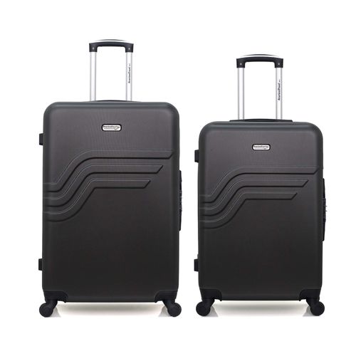 AMERICAN TRAVEL - Lot de 2 - Valise grand format et valise weekend QUEENS