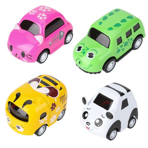 Mini vehicule a tirer en plastique pour enfants, modele de voiture moule sous pression