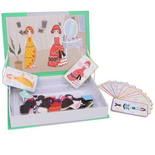 Puzzle magnetique en carton pour enfants d'age prescolaire, jouet educatif