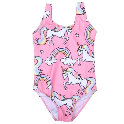 Maillot De Bain Une Piece Pour Bebe, Motif Licorne, Pour Fille (S)