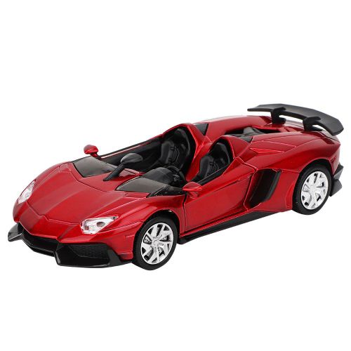 Voiture miniature portable 1:32 VB32303 pour Lamborghini Evanta, jouet pour enfants de plus de 3 ans, rouge