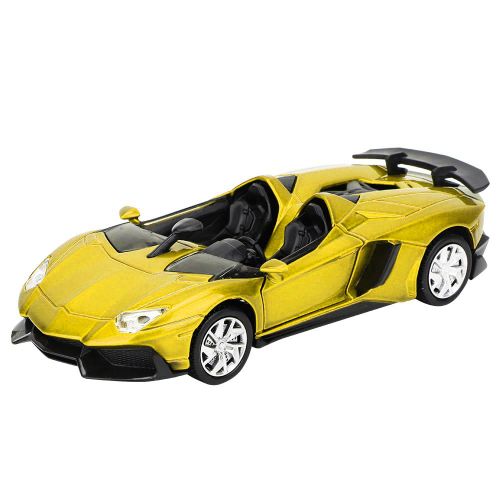 Voiture miniature portable 1:32 VB32303 pour Lamborghini Evanta, jouet pour enfants de plus de 3 ans, jaune