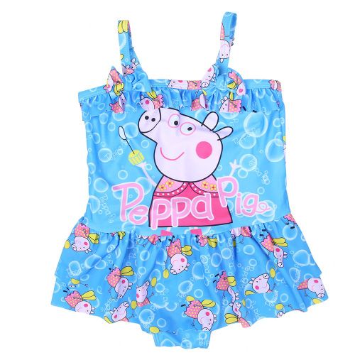 Maillot De Bain Flottant Pour Bebe Fille, Joli Dessin Anime, Pour Apprendre A Nager (Bleu S)