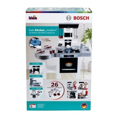 Cuisine Bosch - KLEIN - 7155 - "Modern Style" avec fonctions réalistes et accessoires - Dès 3 ans