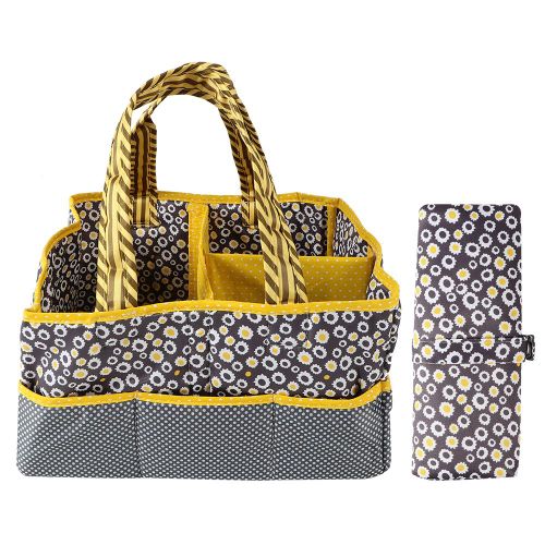 Panier de rangement portable et pliable pour couches de bebe, impermeable et matelas a langer pour les voyages en plein air