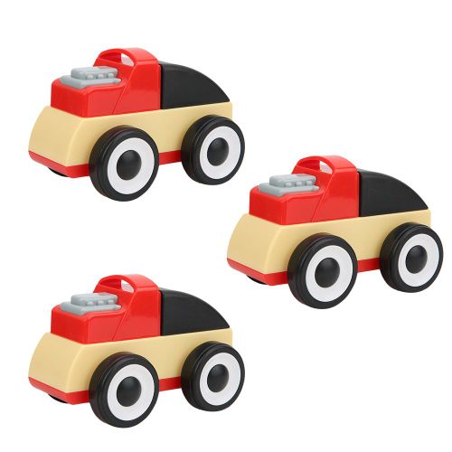 Ambulance Puzzle Jouet 3 Pieces Amovible Montable Jouet Educatif Pour Enfants Voiture Inertielle