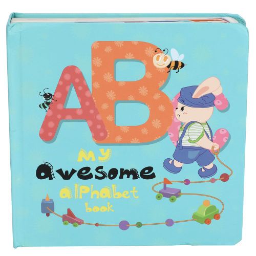 Livre educatif precoce resistant a l'usure pour bebe, motif dessin anime mignon, chiffres et lettres
