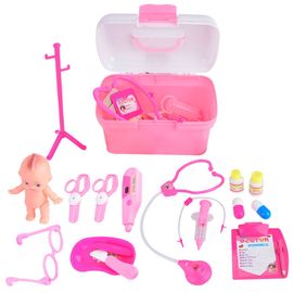 Kit medical de 25 pieces pour enfants, jeu de role educatif, simulation d'hopital