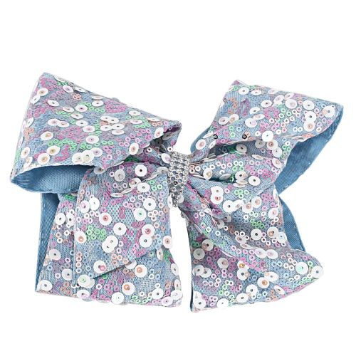 Jolies Pinces A Cheveux A Paillettes Pour Enfants, Accessoires Pour Cheveux (Bleu)