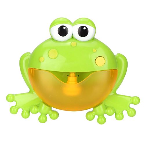 Jouet De Bain Lumineux Pour Enfants, Souffleur De Bulles Automatique Et Musical (Grenouille Verte)