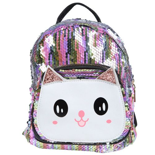 Sac a dos a paillettes pour enfants, joli sac d'ecole tendance avec dessin anime, cadeau pour filles (#2)