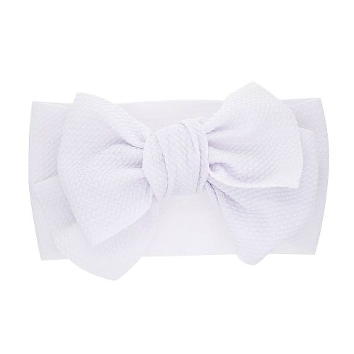 Joli Bandeau Tendance En Forme De Noud Papillon Pour Bebe Fille (Blanc)