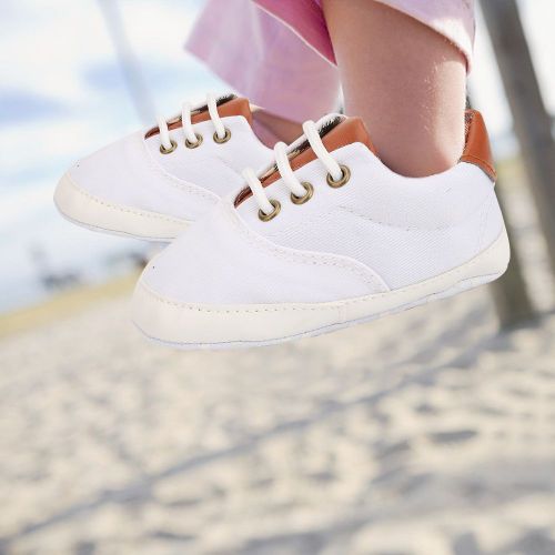 Baskets Antiderapantes En Toile Pour Bebes Garcons Et Filles (42-Blanc)
