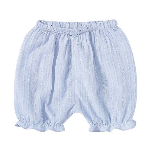 Short Decontracte En Coton Jacquard Pour Enfants, Mode D'ete, Simple, De Haute Qualite (Bleu 90)
