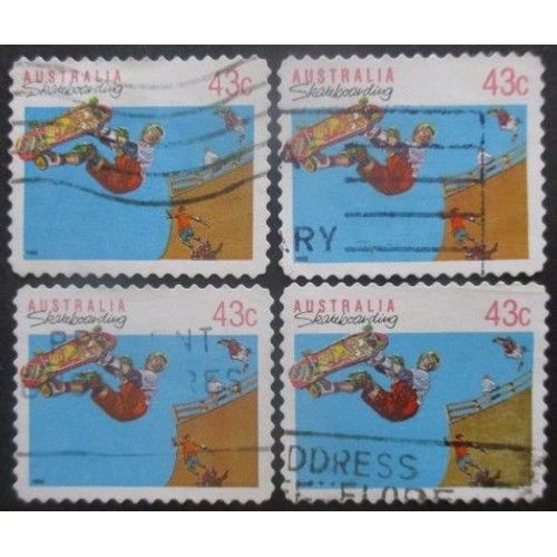 Australie N°1190 X 4 Oblitéré