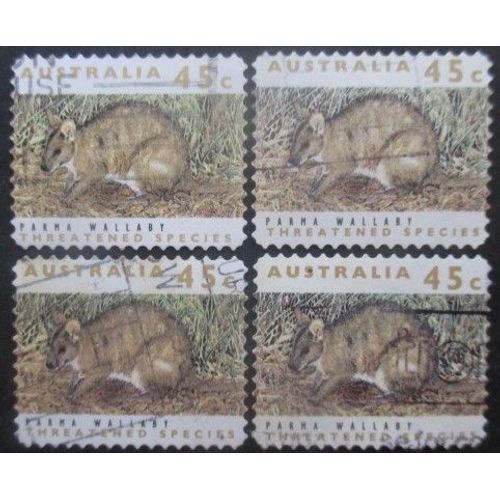 Australie N°1249 X 4 Oblitéré