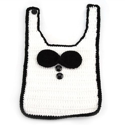 Bavoir Tridimensionnel Pour Bebe, Tricot En Laine Fait Main, Accessoires De Photographie 7