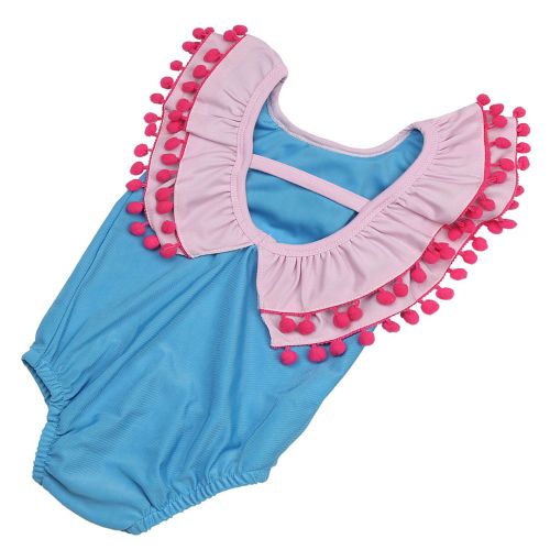 Maillot De Bain Une Piece A Col Rond Pour Bebe Et Enfant (90)