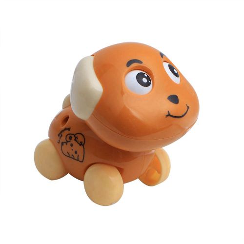 Voiture jouet a quatre roues pour enfants, jouet a tirer, WJC69 (orange)