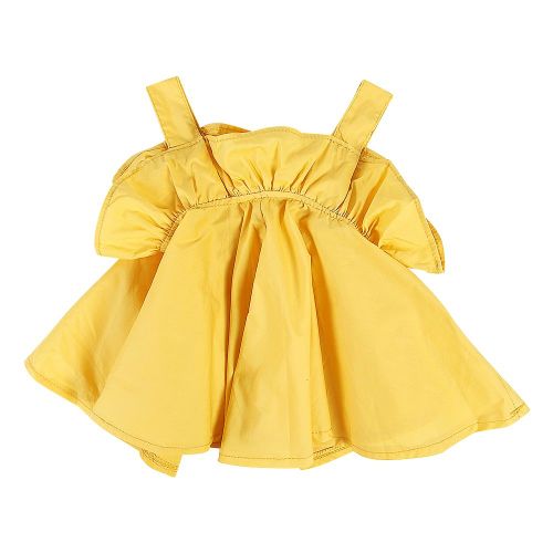 Camisole Pour Enfant, Jupe Debardeur Sans Manches En Dentelle A Motif Feuille De Lotus Pour Enfant, Bretelles