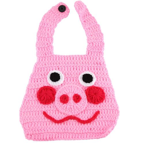 Bavoir Tridimensionnel Pour Bebe, Tricot En Laine Fait Main, Accessoires De Photographie 6