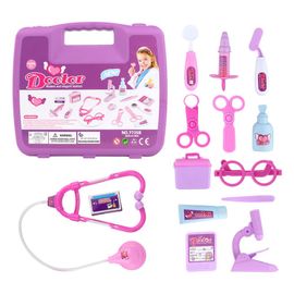 Ensemble de stethoscope medical de simulation, jouet educatif pour enfants