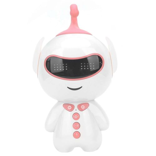 Robot intelligent pour enfants, jouet educatif precoce, dialogue, haute technologie (rose)