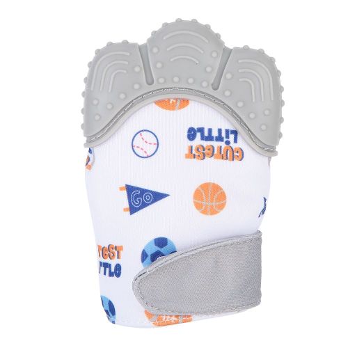 Anneau De Dentition En Silicone De Qualite Alimentaire Pour Bebe (Gris)