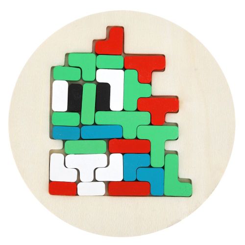 Puzzle Educatif Pour Enfants, Jouet De Dessin Anime, Blocs De Pixels, Puzzle Dinosaure
