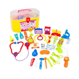 Lot de 30 maisons de jeu pour enfants, simulation de docteur, mallette medicale, jouet educatif
