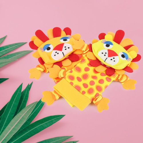 Hochet Pour Poignet Et Pied De Bebe, Chaussettes De Recherche, Jouets Cadeaux Pour Nouveau-Ne (Lion)