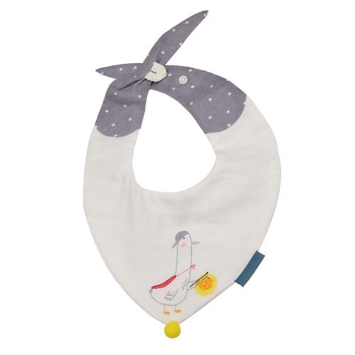 Bavoir Triangulaire Confortable En Coton Pour Nouveau-Ne, Cadeau D'anniversaire Pour Petites Filles Et Garcons, Motif Oie