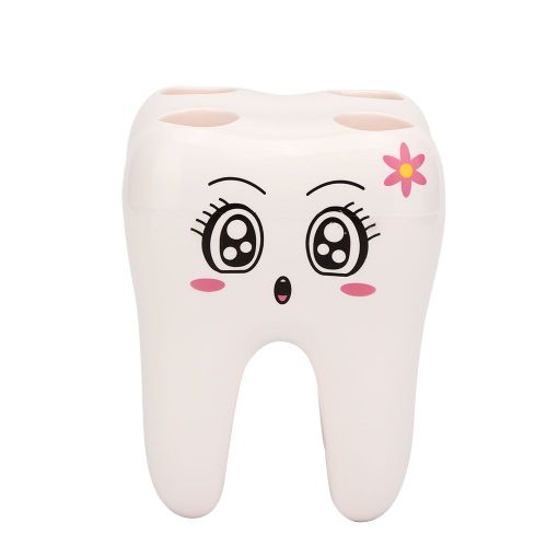 Porte-brosse a dents 4 trous style dessin anime