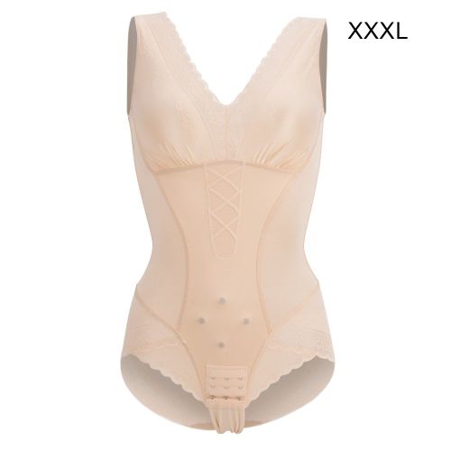 Body Gainant En Dentelle Pour Femme, Sous-Vetement Amincissant Post-Partum, Body Gainant, Taille Xxxl