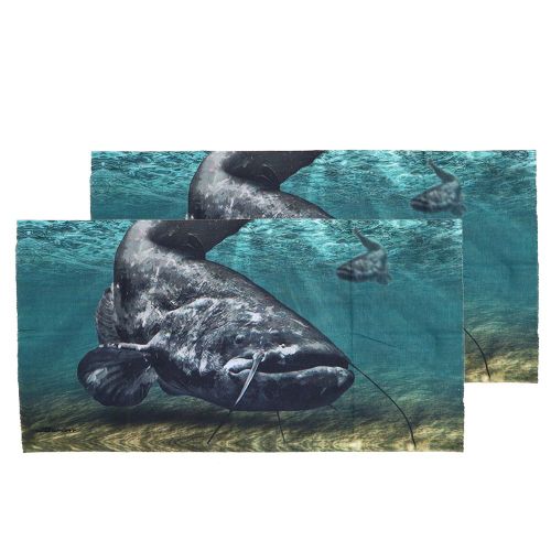 Lot De 2 Bandeaux Extensibles A Motif Poisson Pour Protection Solaire, Protection Faciale Pour L'exterieur, #1
