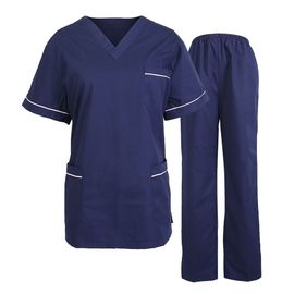Ensemble de vetements d'infirmiere respirant, chemise et pantalon pour dentiste, medecin, salon, manches courtes, taille L