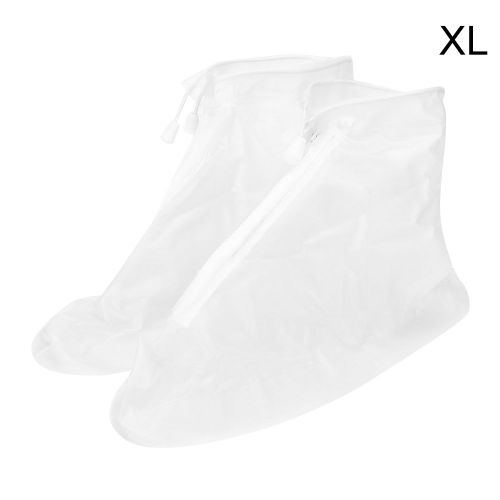 Couvre-Chaussures Impermeables Et Antiderapants En Pvc, Bottes De Pluie Unisexes Portables Pour Les Jours De Pluie En Exterieur, Taille Xl