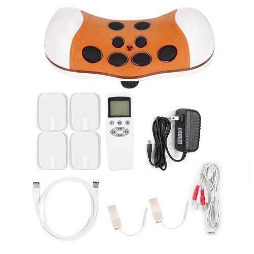 Oreiller De Massage Electrique Pour Soulager Les Douleurs Cervicales Et Le Stress, Prise Americaine 110-220v, Marron 
